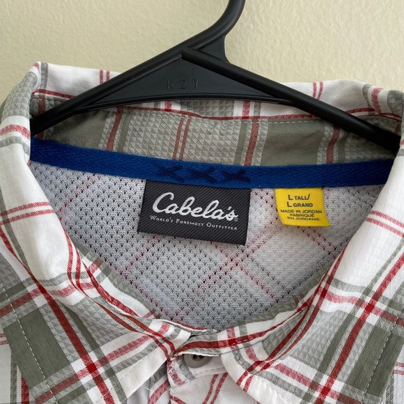Plaid Cabela's Button Up - Picture 2 of 8